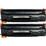 2 stuks HP 83X (CF283X) toner zwart hoge capaciteit (Ink Hero Huismerk)