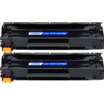 2 stuks HP 85A (CE285A) toner zwart (Ink Hero Huismerk)