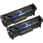 2 stuks Canon FX-10 (0263B002AA) toner zwart (Ink Hero Huismerk)