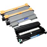 3 stuks Brother TN2220 / DR2200 toner & drum hoge capaciteit (Ink Hero Huismerk)