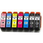 7 stuks Epson 378XL inktcartridges hoge capaciteit (Ink Hero Huismerk)