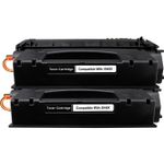 2 stuks HP 49X (Q5949X) toner zwart hoge capaciteit (Ink Hero Huismerk)