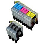 12 stuks Brother LC1240 (LC1220) inktcartridges hoge capaciteit (Ink Hero Huismerk)