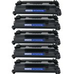 5 stuks HP 26X (CF226X) toner zwart hoge capaciteit (Ink Hero Huismerk)