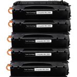 5 stuks HP 49X (Q5949X) toner zwart hoge capaciteit (Ink Hero Huismerk)