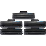 5 stuks Samsung MLT-D1042S toner zwart (Ink Hero Huismerk)