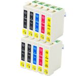 10 stuks Epson T0715 inktcartridges (Ink Hero Huismerk)