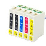 5 stuks Epson T0715 inktcartridges (Ink Hero Huismerk)