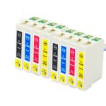 8 stuks Epson T0715 inktcartridges (Ink Hero Huismerk)