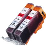 2 stuks Canon CLI-526M inktcartridges magenta (Ink Hero Huismerk)