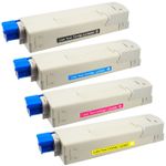 4 stuks Oki C5600, C5700 toner (Ink Hero Huismerk)