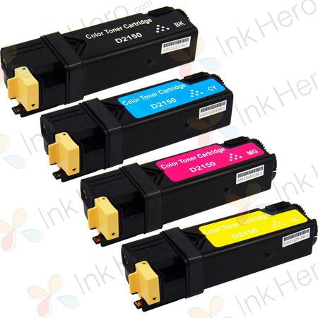 4 stuks Dell 2150 / 2155 toner hoge capaciteit (Ink Hero Huismerk)