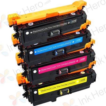 4 stuks HP 504A toner (Ink Hero Huismerk)