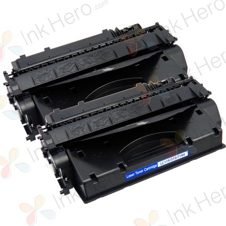 2 stuks Canon 719 toner zwart (Ink Hero Huismerk)