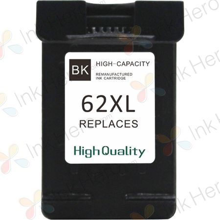 HP 62XL (C2P05AE) inktcartridge zwart hoge capaciteit (Ink Hero Huismerk)