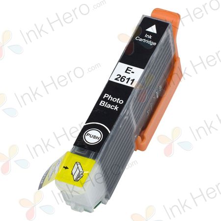 Epson 26XL inktcartridge foto zwart hoge capaciteit (Ink Hero Huismerk)