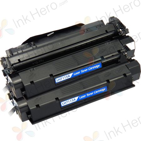 2 stuks HP 15A (C7115A) toner zwart (Ink Hero Huismerk)