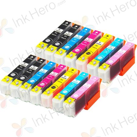 14 stuks Epson 24XL inktcartridges hoge capaciteit (Ink Hero Huismerk)