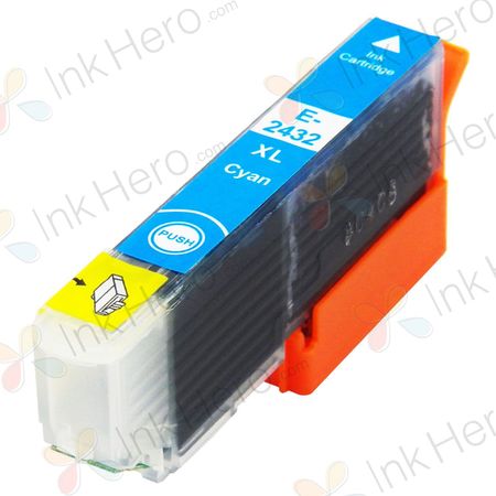 Epson 24XL inktcartridge cyaan hoge capaciteit (Ink Hero Huismerk)