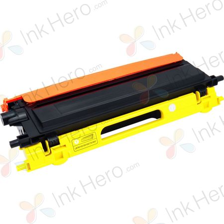 Brother TN135Y (TN130) toner geel hoge capaciteit (Ink Hero Huismerk)