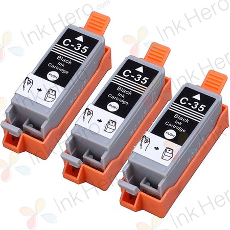 3 stuks Canon PGI-35 inktcartridges (Ink Hero Huismerk)