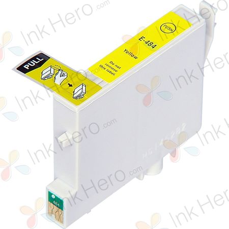 Epson T0484 inktcartridge geel (Ink Hero Huismerk)