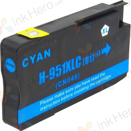 HP 951XL (CN046AE) inktcartridge cyaan hoge capaciteit (Ink Hero Huismerk)