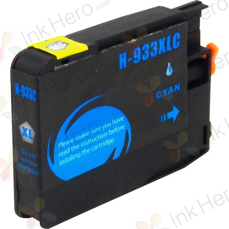 HP 933XL (CN054AE) inktcartridge cyaan hoge capaciteit (Ink Hero Huismerk)