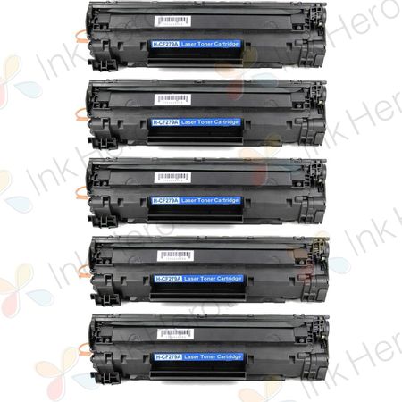 5 stuks HP 79A (CF279A) toner zwart (Ink Hero Huismerk)