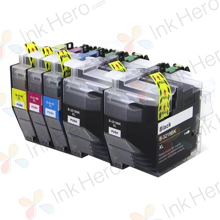 5 stuks Brother LC3219 inktcartridges super hoge capaciteit (Ink Hero Huismerk)