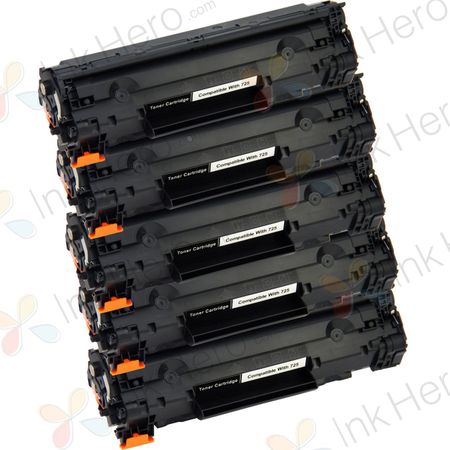 5 stuks Canon 712 toner zwart (Ink Hero Huismerk)