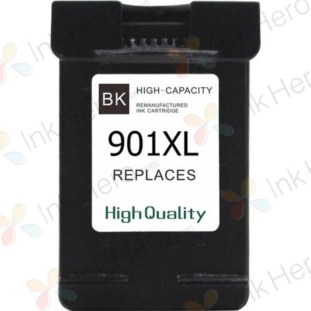 HP 901XL (CC654AE) inktcartridge zwart hoge capaciteit (Ink Hero Huismerk)