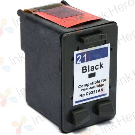 HP 21 (C9351AE) inktcartridge zwart (Ink Hero Huismerk)