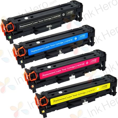 4 stuks Canon 718 toner (Ink Hero Huismerk)