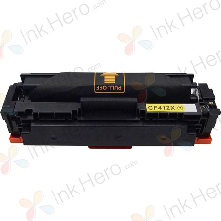 HP 410X (CF412X) toner geel hoge capaciteit (Ink Hero Huismerk)